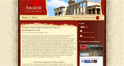 Desktop Screenshot of ancientstandard.com