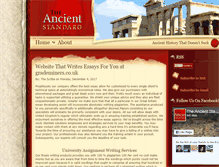 Tablet Screenshot of ancientstandard.com